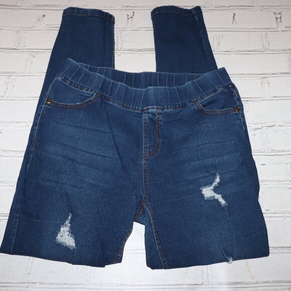 👖 Sheila Rose Jean Jeggings – Size Large Pull-On Style | Soft Stretch Denim | - Picture 1 of 5
